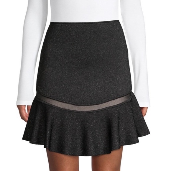 Alice + Olivia Dresses & Skirts - Alice + Olivia Lisbeth Knit Ruffled Skirt, Size XS
